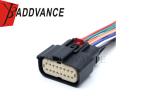 33472-1601 MX150 Series Female Automotive 16 Pin Temperature Sensor Wiring