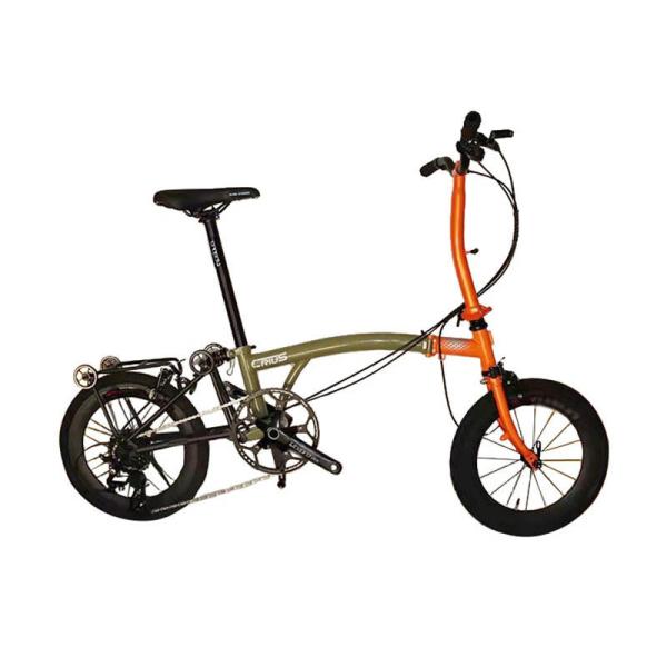 16 inch Crius folding bike 349 V brake 8 speeds 9 speeds Chrome-molybdenum Steel