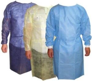 Quality Professional supplier of surgical isolation gown,PP or SMS,various colors and size,Used in hospitals wholesale