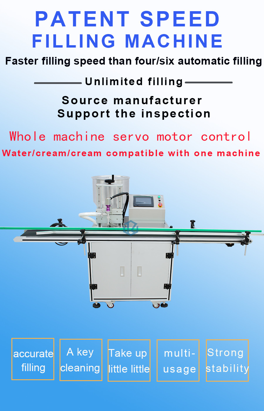 Small intelligent automatic sauce chili sesame paste tomato multi-function packaging filling machine With CE certificate
