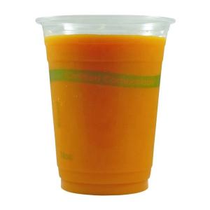 Quality Clear Compostable Biodegradable PLA Cups for Soda Coffee Tea wholesale
