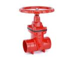 handle operated groove butterfly valve