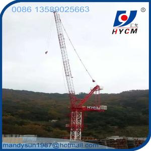 Quality Design for Korean customers 25m Boom Length 6.0ton Max. Load Luffing Jib Tower Crane wholesale