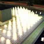 Large water dancing speakers with multimedia musical water fountain