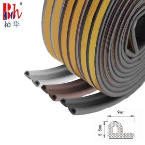 Quality 9x5.5mm EPDM Rubber Seals P Shape Weatherstrips For Door And Window wholesale