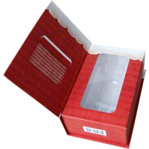 Quality Printed Book Style Cosmetic Gift Box Packaging With PET Inner wholesale