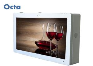 Quality Waterproof LCD Wall Mounted Advertising Display 6ms Support LAN / WLAN / 3G wholesale