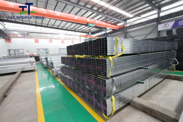 Customized Length Galvanized Rectangular Tubing High Wear Resistance Anti