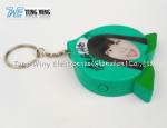 Small Green Kids Music Box Keychain Beautiful Easy Operating