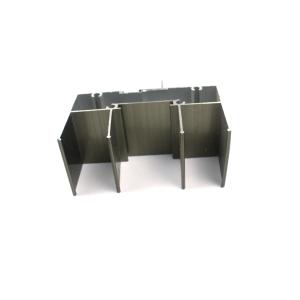 Quality High Glossy Bronze Anodized Glass Sliding 6063 T5 Aluminium Window Rack Profiles wholesale