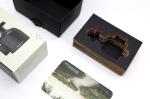 Consumer Retail Electronic Packaging Box With PET Hangtag Corrugated Paper