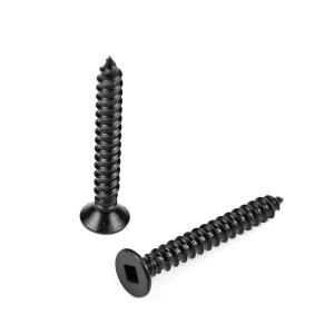 Quality ZINC Black Stainless Steel Square Countersunk Flat Head Wood Screws wholesale