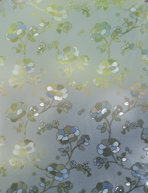 Decorative Window Film No Glue Privacy Static Cling Glass Films with Self-Adhesive