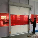 Protection PVC Industrial High Speed Door Oxide Surface Treatment