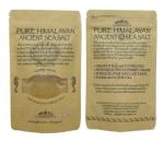 Wholesale Biodegradable Zipper Brown Kraft Paper Bags Tea/Food Packaging Stand