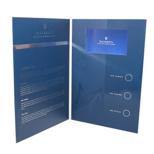 Quality 4.3 Inch Video Brochure Card Customization Dimensions USB 5V Power For Gifts wholesale