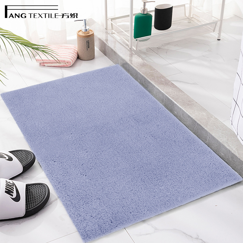 BSCI Shaggy Micro Polyester Bath Rug Anti Bacterial