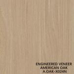 Simulation Natural American White OAK X024N Wood Veneer Sheet For Door And
