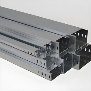 Quality Slot Type Cable Tray Slotted Straight Non Flammable Fire Resistance Wall Mount Installation Method wholesale