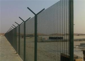 Quality Powder Coated Sport Fence Anti Climb 358 Welded Wire Mesh Fence For Air Port wholesale