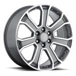 ET 30mm Ct2060 24 Gmc Replica Wheels Machined