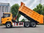 SHACMAN Construction Dump Truck X3000 6x4 300Hp EuroII Yellow Tipper front lift