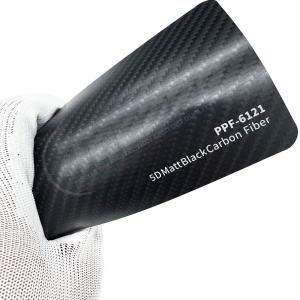 Quality PPF-6121 Matte Black Carbon Fiber Paint Protection Film 8mil Color PPF wholesale