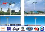 Round Painting 60M High Mast Pole with Lifting System for Plaza Lighting