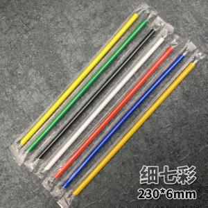 Quality Individual Packed Plastic And Paper Straws Plastic Milk Tea Straws Customized wholesale
