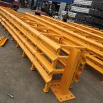 Yellow Hot Dipped Galvanized Traffic Safety Barriers Highway Guardrail Crash