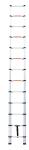 Folding 13 Step 12.5ft household Telescopic aluminium ladder