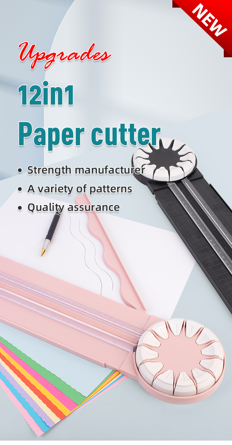 Experience the Convenience of ZEQUAN 12-in-1 Multi-function Paper Trimmer for A4 Size