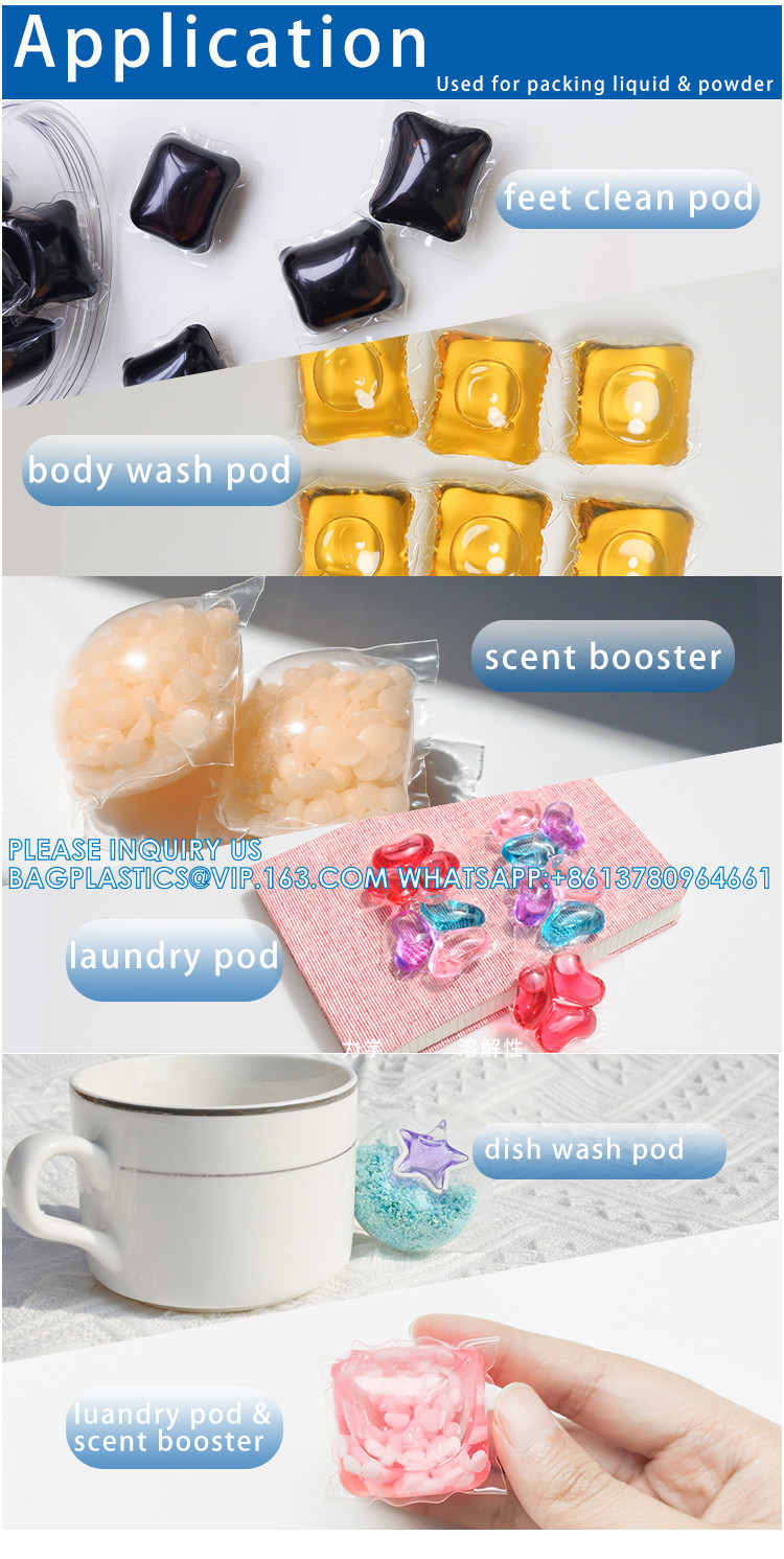 Water Soluble Membrane Wholesale PVA Film Packing Machine Pva Water Soluble Film For Laundry Detergent Pods