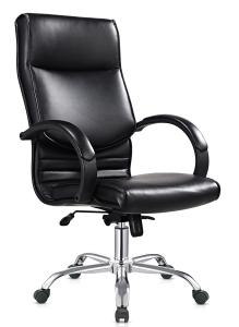 Quality Big Pu Leather Swivel Chair , Rotating Office Chairs With Arms And Wheels wholesale