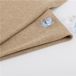 Quality Breathable Solid Knit Fabric , 100% Cotton Combing Yarn Dyed Fabric wholesale