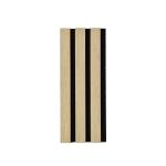 Veneer Banding Acoustic Wood Slat Panels 2400mm Wood Slat Wall Tiles Customized