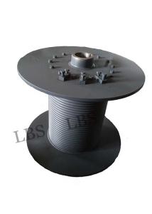 Quality Carbon Steel Gray Color LBS Grooved Drum And Sleeves For Hoisting / Crane wholesale