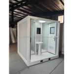 Wall 50/75/100mm Wave Sandwich Panel 20ft or 40ft Luxury Portable Shower Cabin