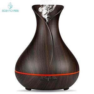Quality Wood Grain 60sqm 9W 400ml Ultrasonic Aromatherapy Diffuser wholesale