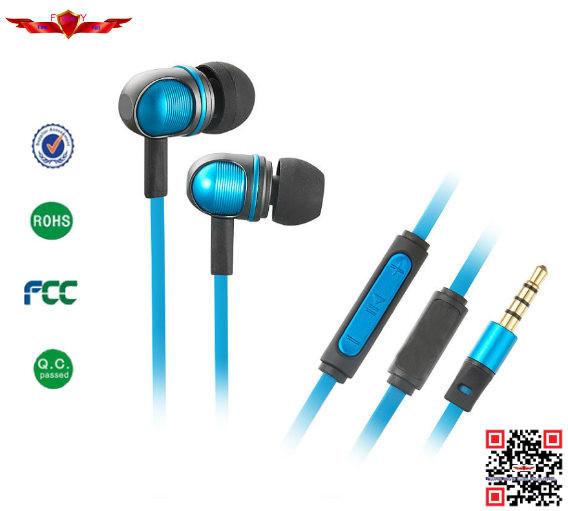 2014 Brazil World Cup Earphones With Mic For Iphone Multi Color Super Stereo