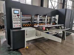 Quality 7.5kw Cardboard Rotary Slotting Machine 1400*2600mm With PU Delivery Gear wholesale