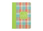 Grid Alphabet Promotional Journal Books Bookmark Pocket Elastic Included