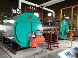 Quality Automatic Horizontal Fire Tube Boiler / Propane Fired Steam Boiler For Textile Mill wholesale