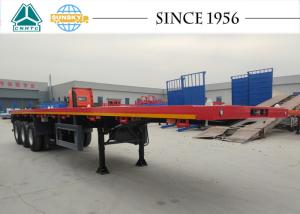 Quality Tri-Axle Flatbed Trailer FLAT DECK TRAILER Tri-Axle Container Trailer wholesale