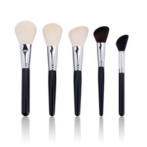 Quality PBT Hair High End Makeup Brush Cosmetics Powder Brush Set Aluminum Ferrule wholesale
