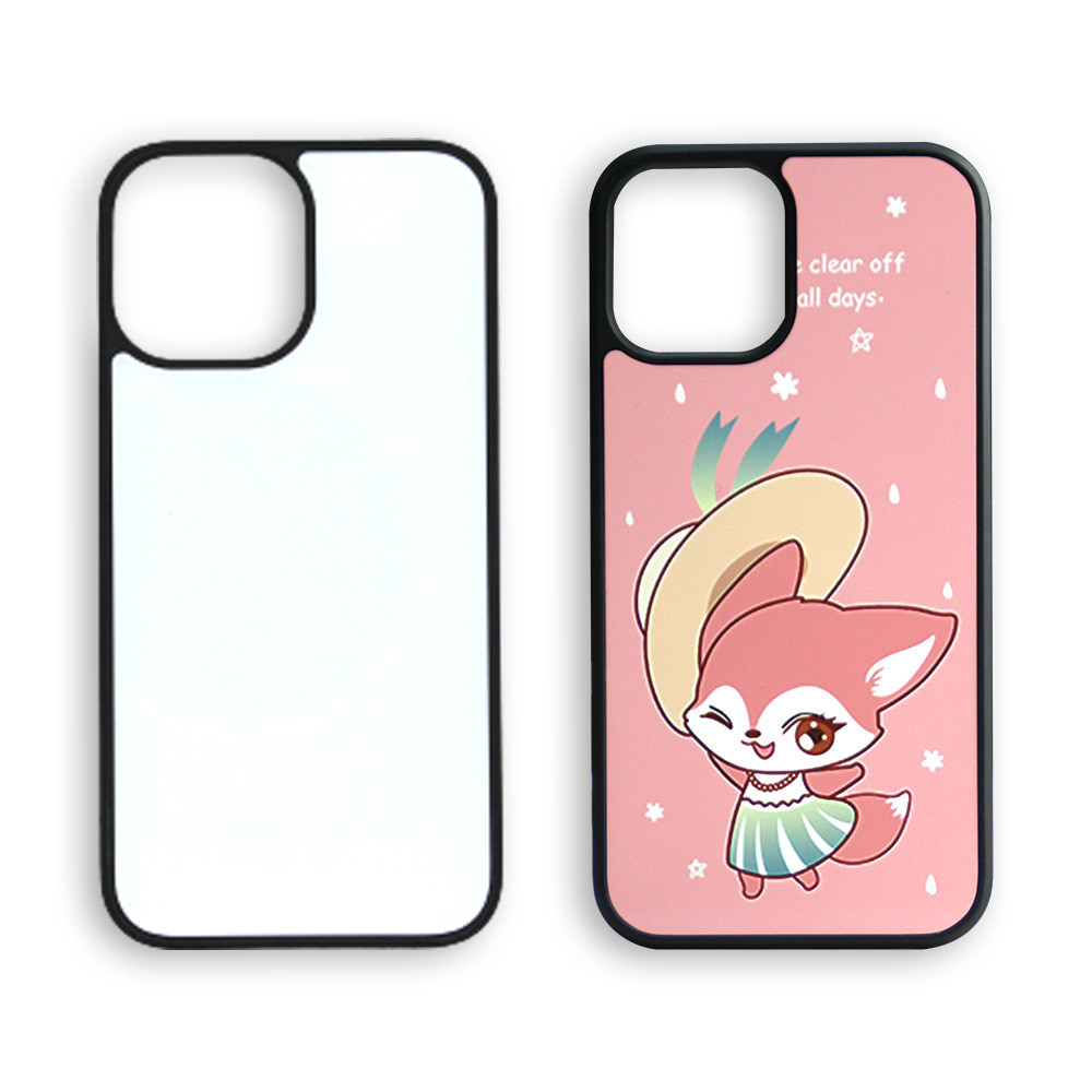 OEM Logo 2D Sublimation Heat Transfer Printing Protective Mobile Phone Cases For IPhone