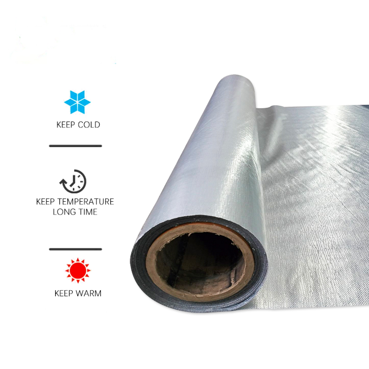 Wholesale Lower price vapor barrier film insulation aluminum foil fiberglass cloth with customized