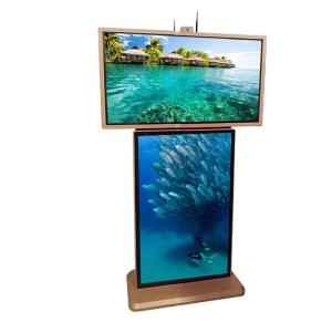 Quality Dual Screen Free Standing Digital Signage With High Performance CPU wholesale
