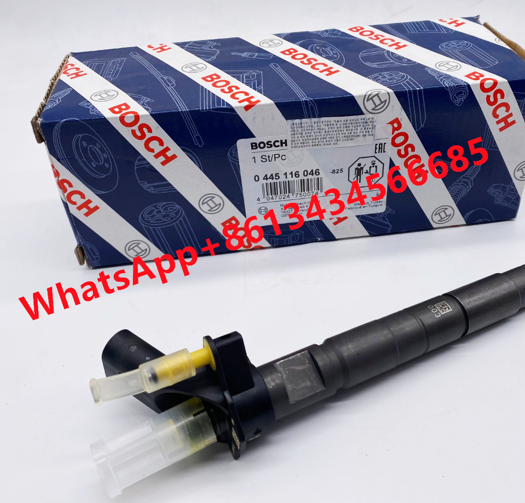 0986435424 Common Rail Fuel Diesel Injector For 0445116045 0445116046 31303409