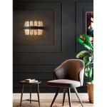 10W Double Colors Iron Leather Crystal Led Wall Lamp For Home